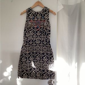 Aztec Printed Mini Dress